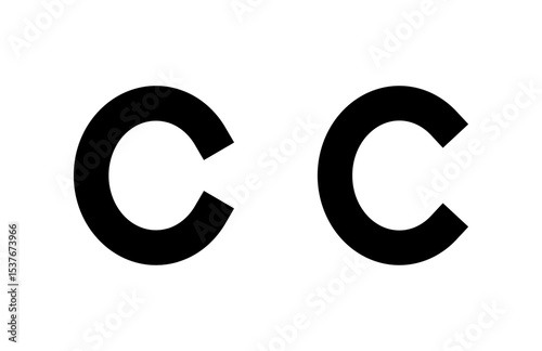 Copyright icon vector illustration. copyright sign and symbol