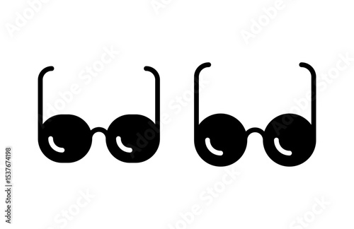 Glasses icon vector illustration. Glasses sign and symbol