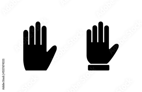 Hand icon vector illustration. hand sign and symbol. hand gesture