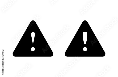 Danger icon vector illustration. attention sign and symbol. Hazard warning attention sign