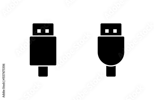 Usb icon vector illustration. Flash disk sign and symbol. flash drive sign.