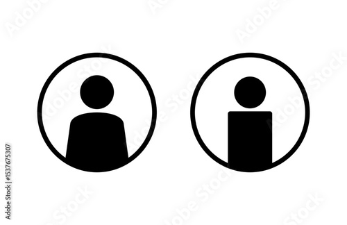User Icon vector illustration. person sign and symbol. people icon.