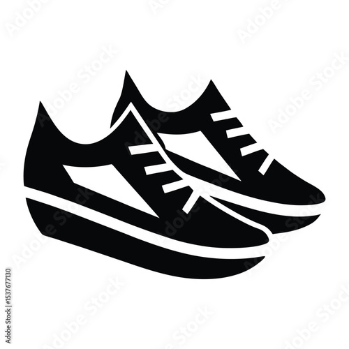 sport shoes vector illustration