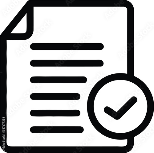 Document set of web icons in line style. Documents linear icon collection. Containing contract papers, folder, certificate, accept, approved, clipboard, invoice, archive and more.