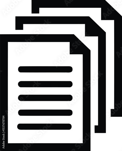 Document set of web icons in line style. Documents linear icon collection. Containing contract papers, folder, certificate, accept, approved, clipboard, invoice, archive and more.