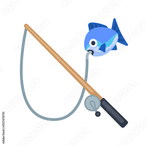 Fishing Pole and Fish