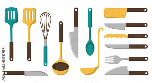 Buy kitchen utensils set cooking tools knives spatulas whisks