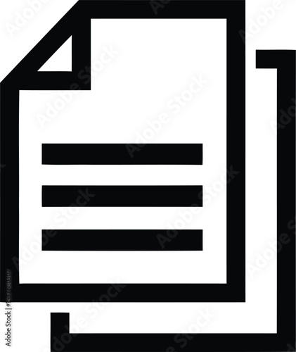 Document set of web icons in line style. Documents linear icon collection. Containing contract papers, folder, certificate, accept, approved, clipboard, invoice, archive and more.