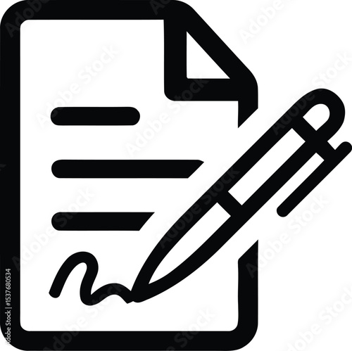 Document set of web icons in line style. Documents linear icon collection. Containing contract papers, folder, certificate, accept, approved, clipboard, invoice, archive and more.