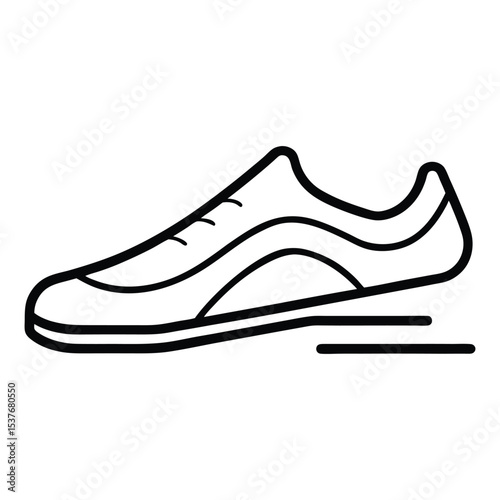 sport shoes vector illustration