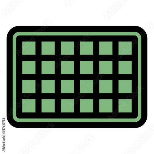 cutting mat vector icon