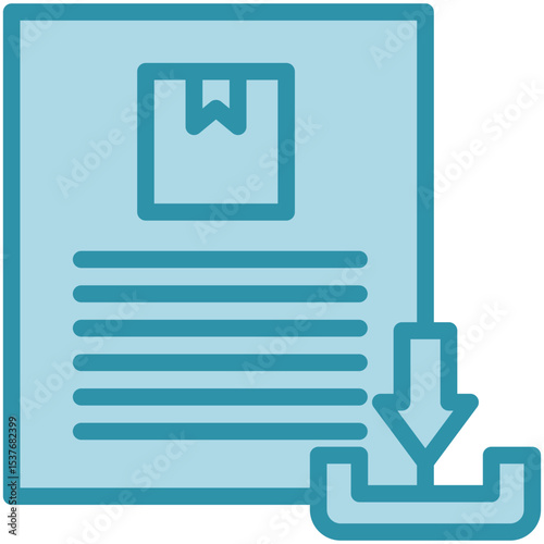 Download dual tone blue color, mini illustration icon. use for modern concept, print, UI, UX kit, web and app development. Vector related to product offering, marketing, business.
