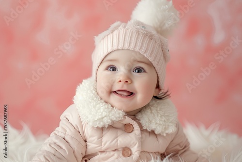 little girl in a cap