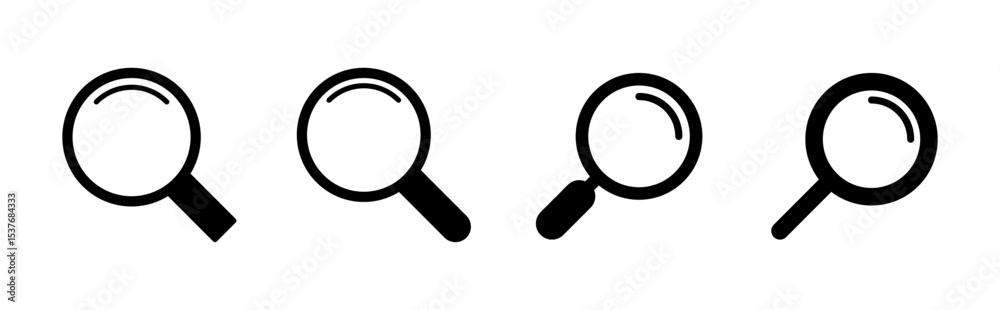 custom made wallpaper toronto digitalSearch icon set. search magnifying glass icon