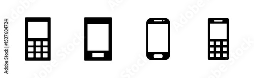 Phone icon set. Call icon vector. telephone symbol