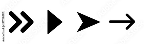 Arrow icon set. Arrow symbol. Arrow sign for your web design.