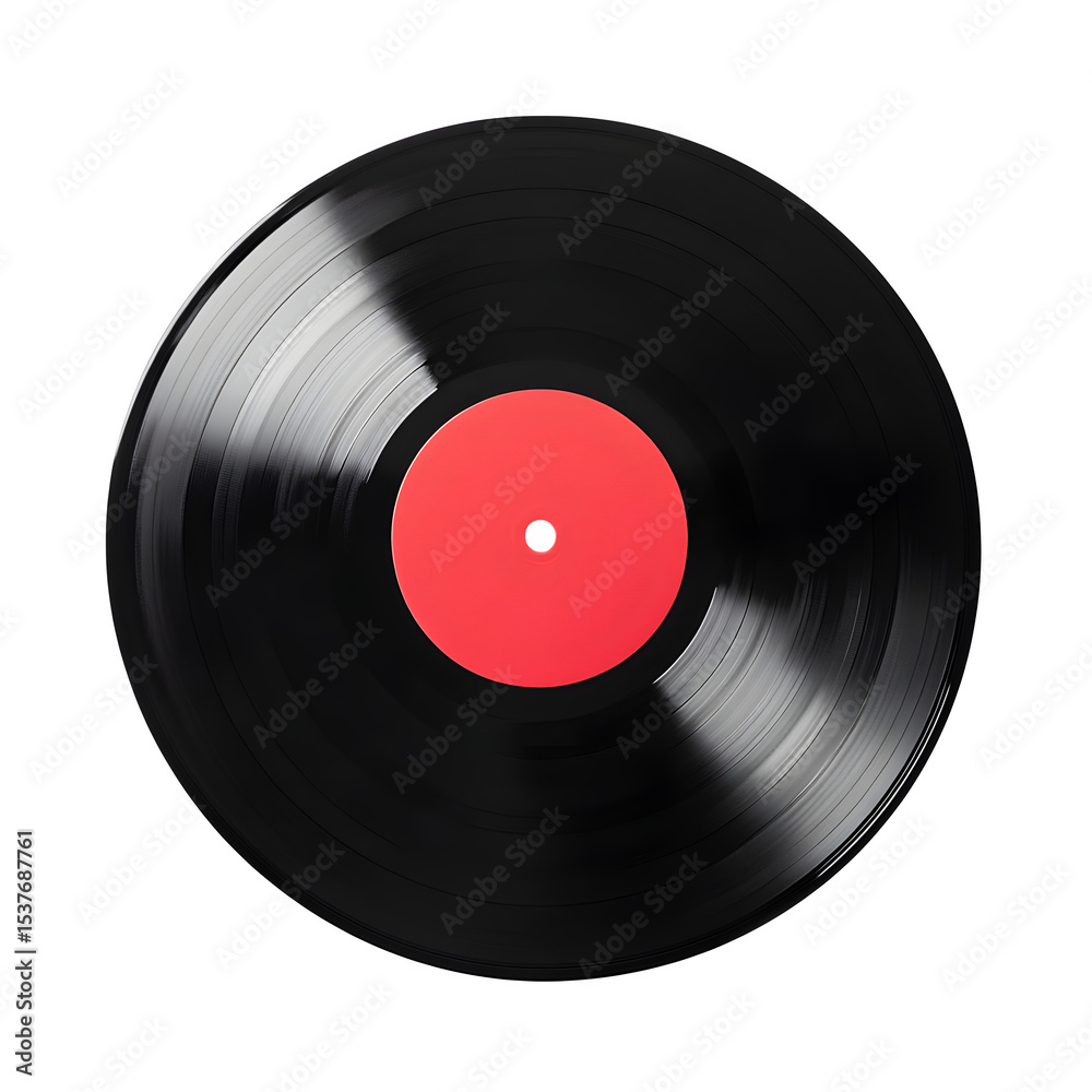 Vinyl Record Cover Mockup on white background Vinyl Record Cover Mockup on white background