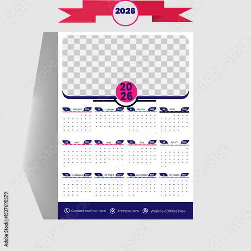Calender design 2026 