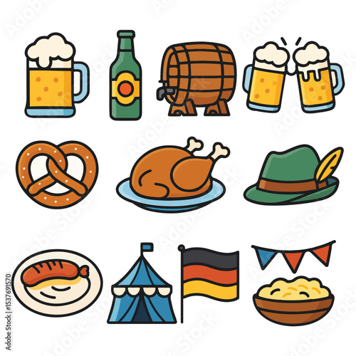 oktoberfest landing page for wweb, social media or asset