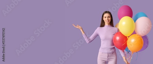 Beautiful young woman with ...
