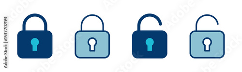 Lock icon vector isolated on white background. Encryption icon. Security symbol. Secure. Private