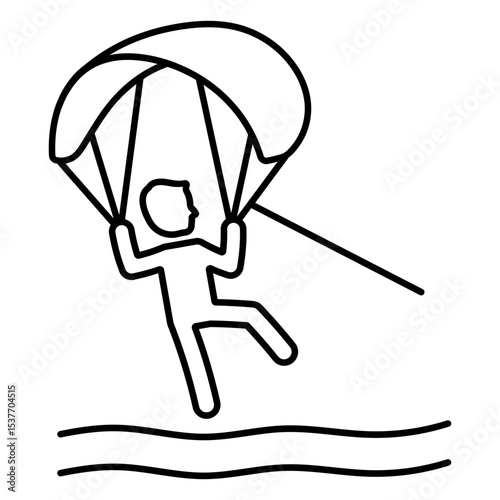 parasailing