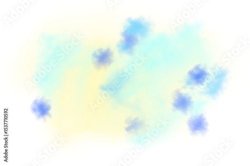 カラフルな水彩画背景素材