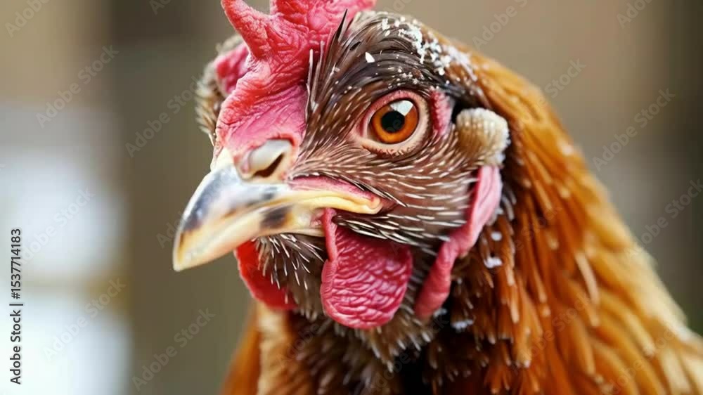 A close-up of a chickenâ€™s respiratory system affected by avian influenza.
