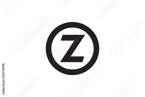 Free Download Z Letter Logo Design | Bold Z Monogram | Minimalist Z Logo | Modern Alphabet Z Symbol | Creative Z Initial Branding | Z Typography Emblem | Elegant Z Logo Vector | Black and White Z Lettermark | Z Log - GFXLoad