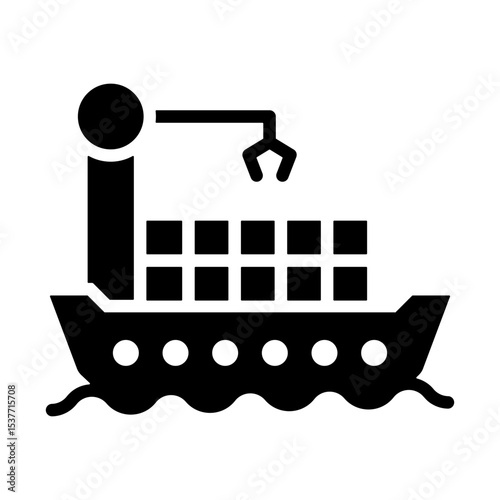 Cargo Ship Icon