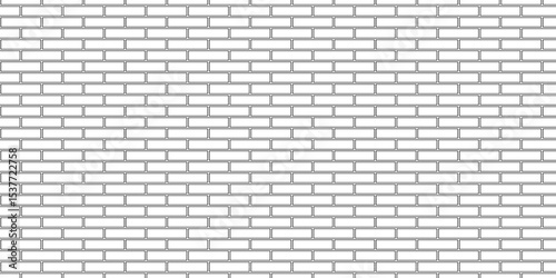 Pavement floor and wall limestone brickwork concrete texture. Urban white, black line cement rough row wallpaper abstract background.	
