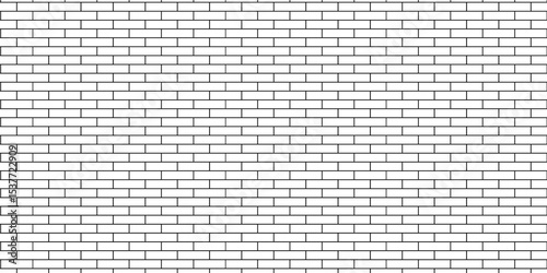 Vector empty stucco masonry pavement floor and wall limestone brickwork concrete texture. Urban white, black line cement rough row wallpaper abstract background.	