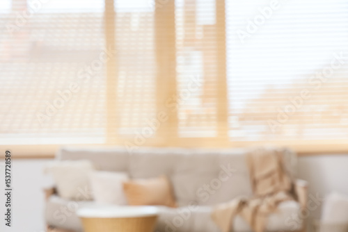 Blurred living room interio...