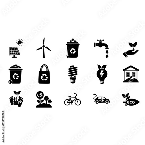 Eco friendly energy recycle environment renewable sustainability green power conservation resources future planet