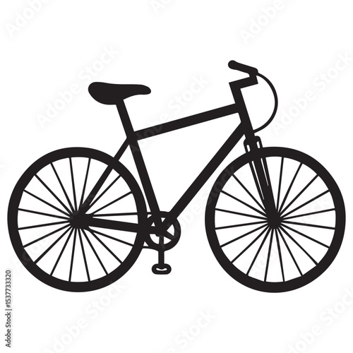 vintage bicycle vector illustration