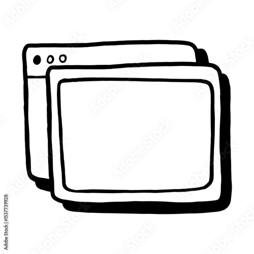 Hand Drawn Sketch Doodle Frame Collection for Scrapbook, Journaling, and UI Decoration