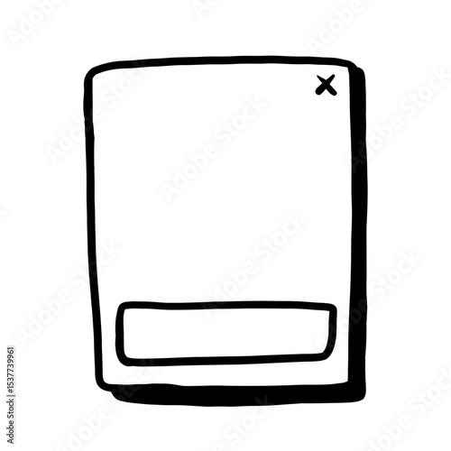 Hand Drawn Sketch Doodle Frame Collection for Scrapbook, Journaling, and UI Decoration