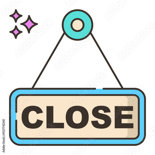 Closed Icon — Storefront & Business Status SVG