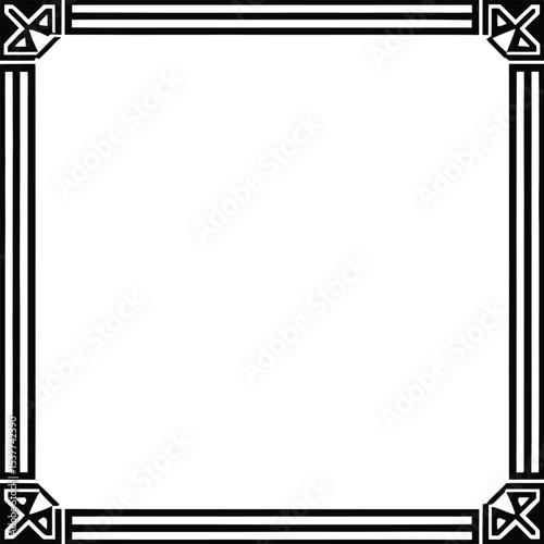 Elegant Frame: A sophisticated and stylish frame, boasting intricate designs, offers a versatile backdrop suitable for adding your own text and imagery.