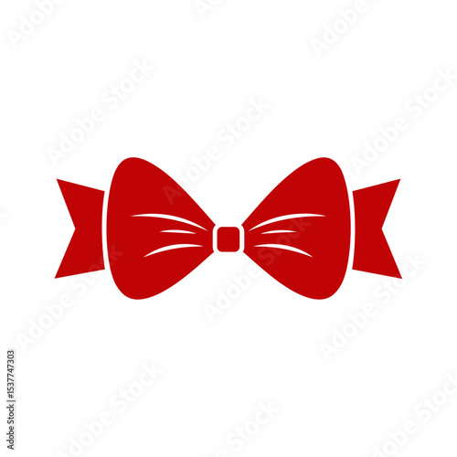 Vector multi color icon for Butterfly bowtie