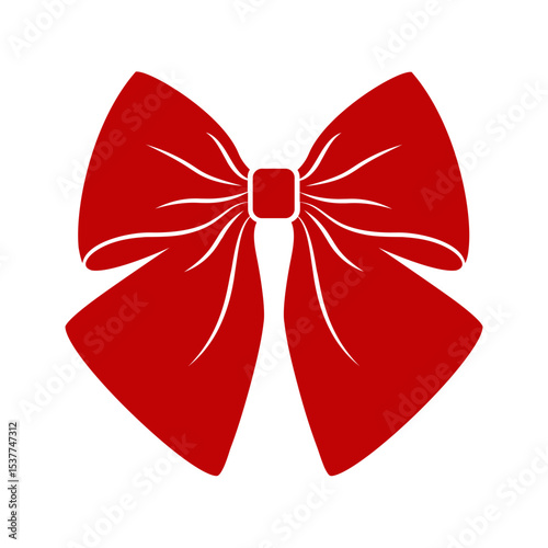 Vector multi color icon for Tied ribbon