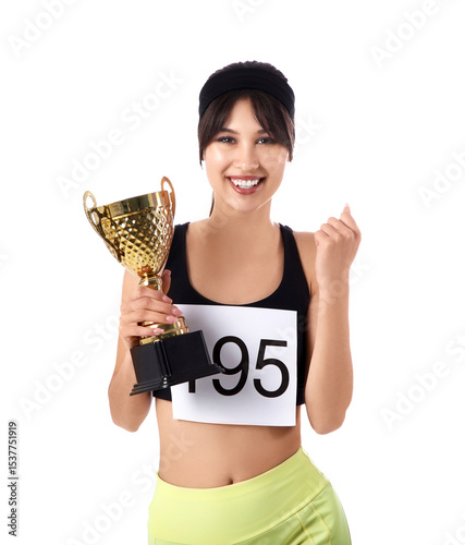 Beautiful young happy sport...