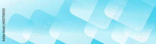 Minimal abstract background. Banner design with blue and green color gradation. Colorful and creative design.