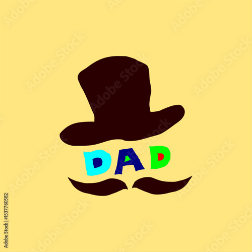 man with mustache, fathers day