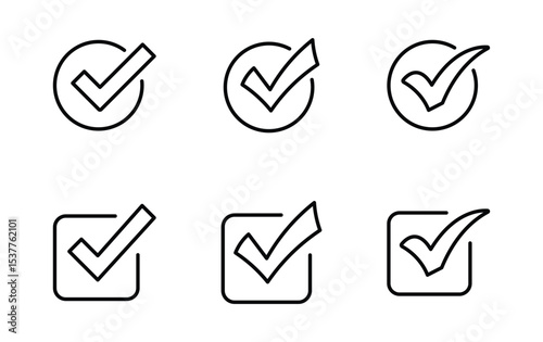 check mark icon vector