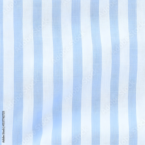 Light blue and white striped fabric texture