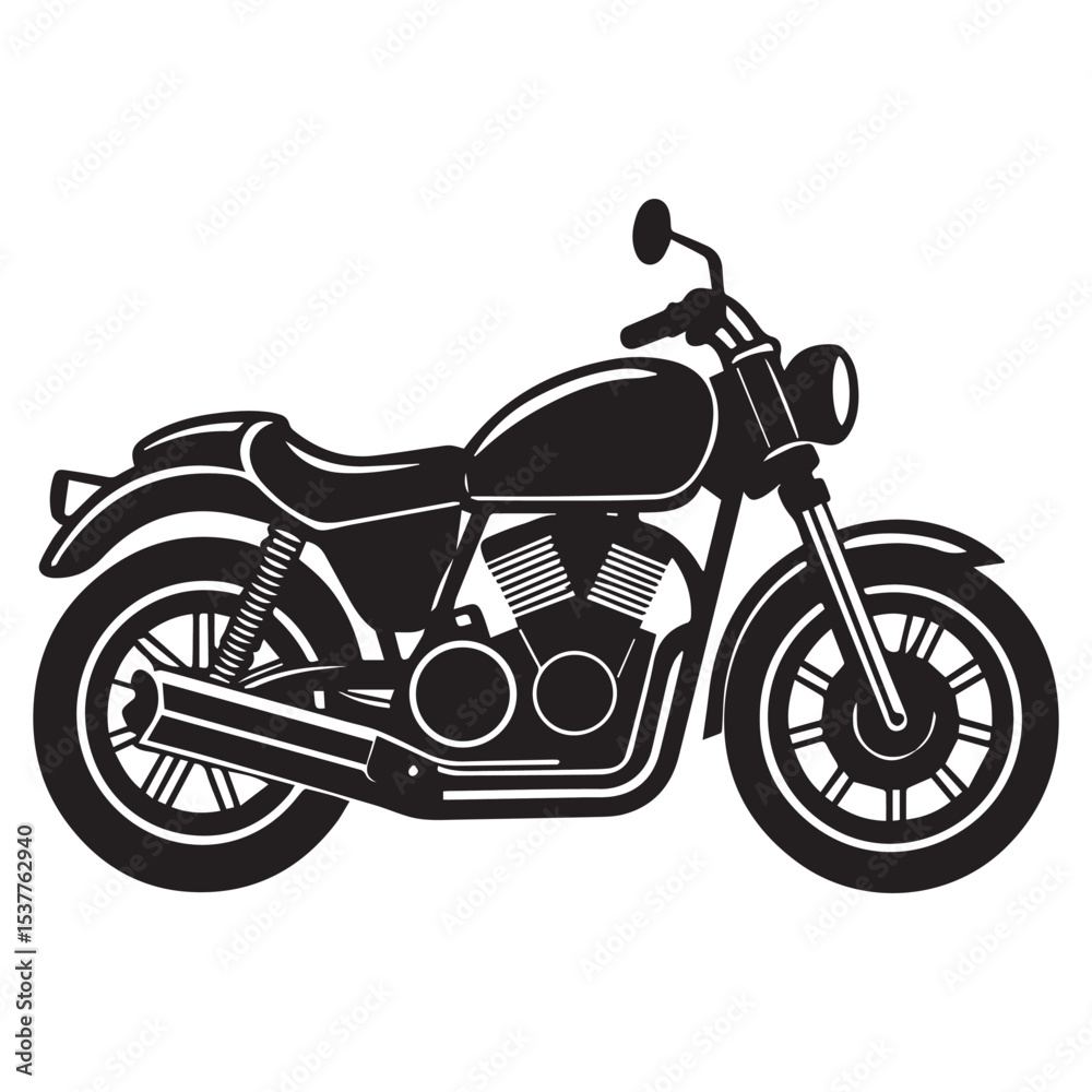 Obraz premium motorcycle vector illustration