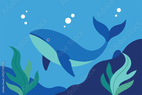 seamless pattern with fishes