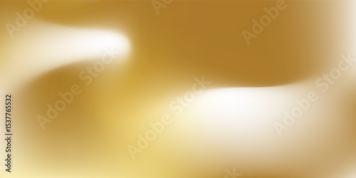 Close-up texture of natural gold silk. Light Golden fabric smooth texture surface background. Smooth elegant gold silk in Sepia toned. Texture, background, pattern, template. 3D vector illustration.