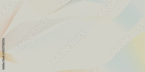 Premium background design with white line pattern (texture) in luxury pastel colour. Abstract horizontal vector template for business banner, formal backdrop, prestigious voucher, luxe invite